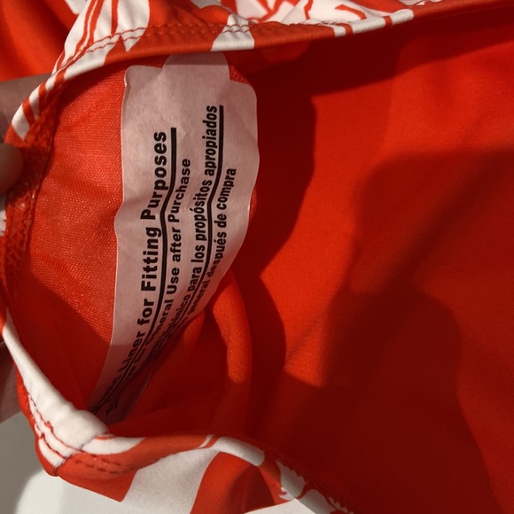 3x 24w-26w orange and white floral bikini ❤️🔥 NWT time and tru - Picture 3 of 16